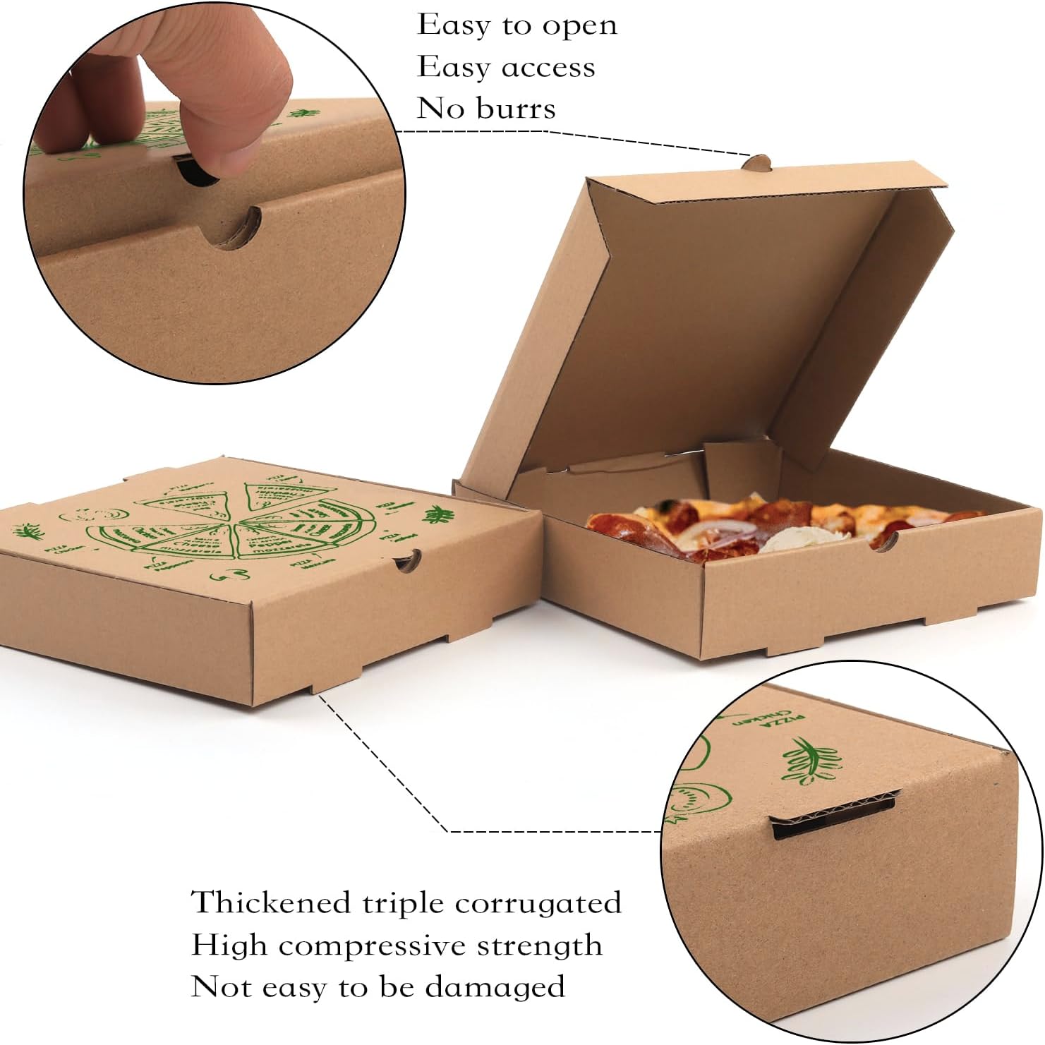 round pizza box