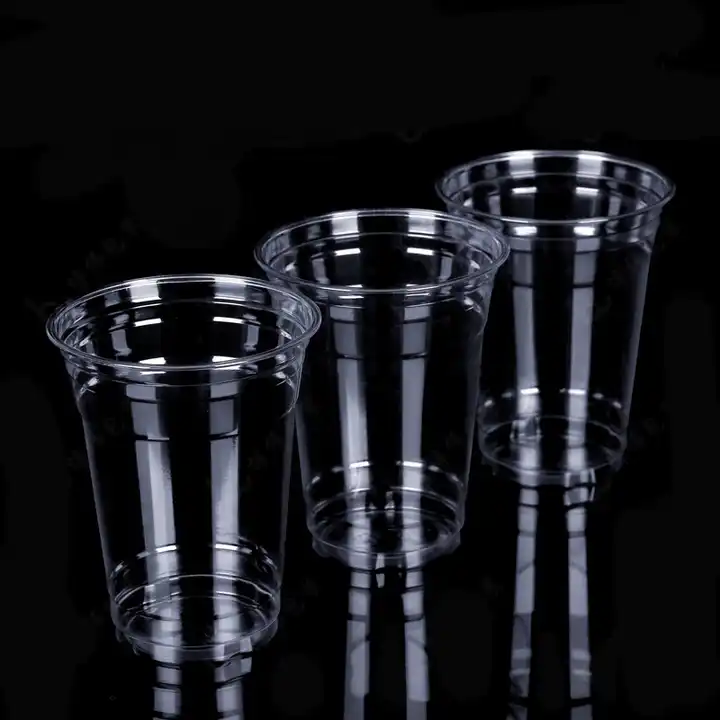 Disposable PET Plastic Cups for Boba Tea