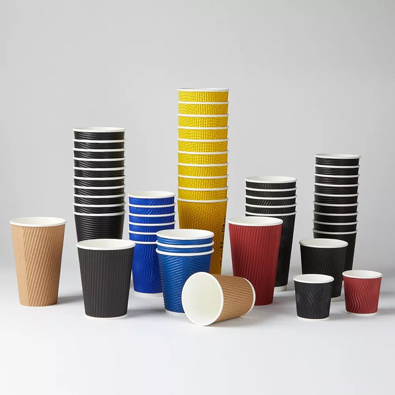 All Colored Disposable Bio Coffee Beverage Paper Cup