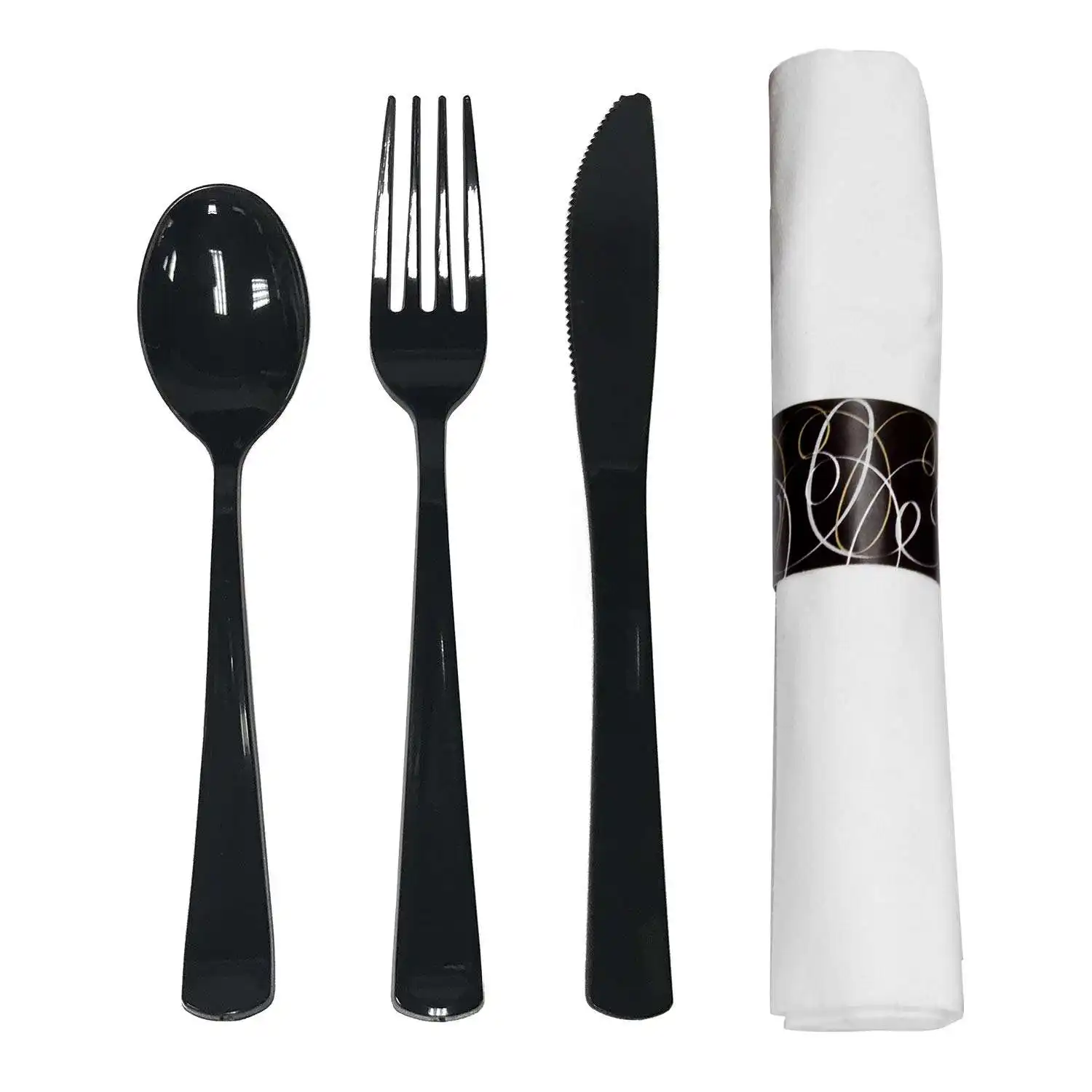 Compostable Cutlery Set cornstarch Knife Fork And Spoon cornstarch Flatware Kit