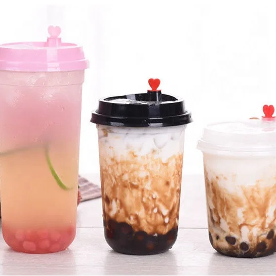 PP U shape Cup For Boba Milktea companies