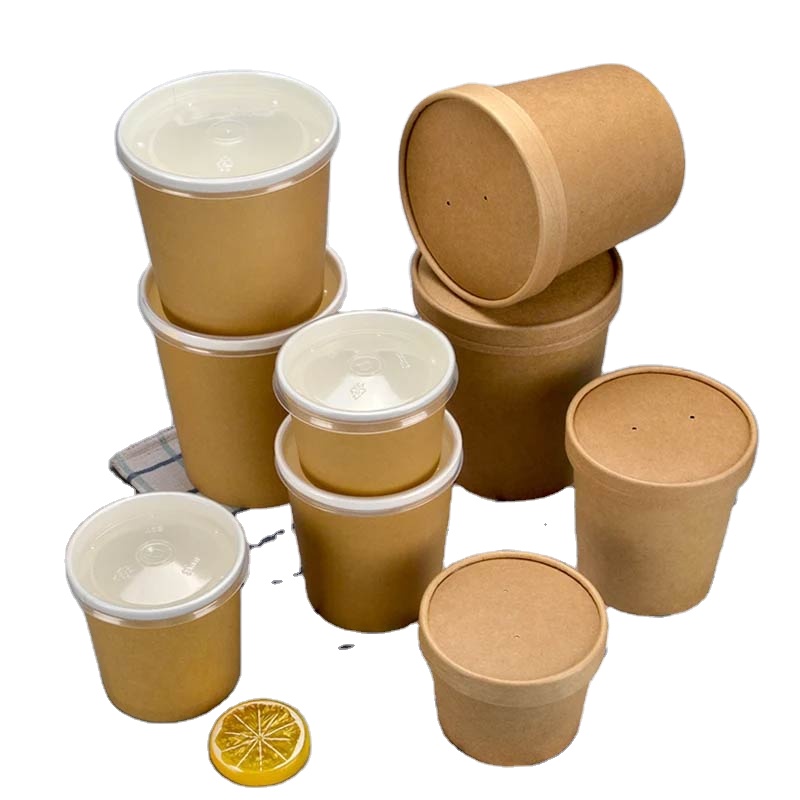 kraft paper soup bowl