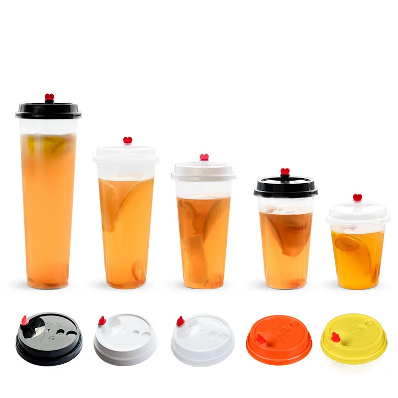 Cold Drinking Plastic Cup With Lid