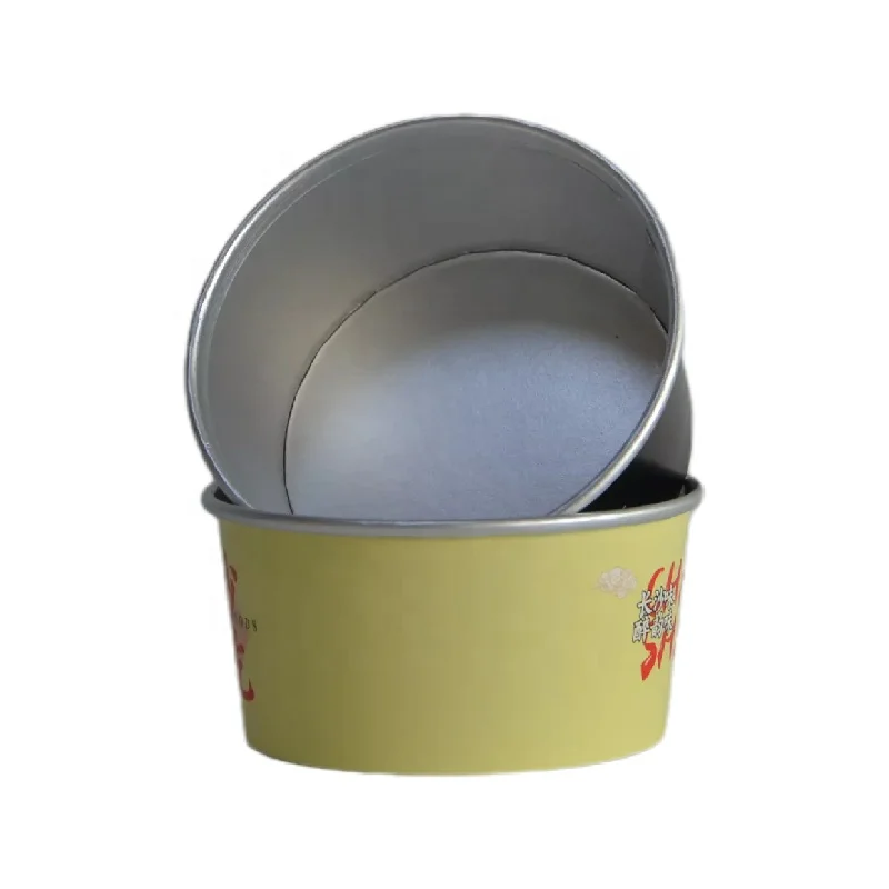 round rice bowl paper aluminum