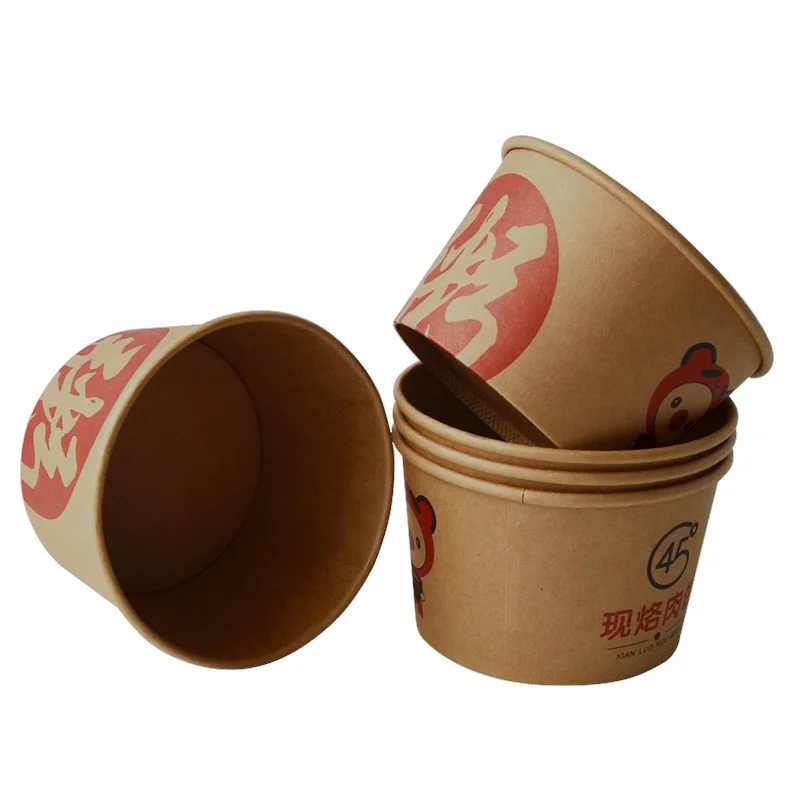 Paper Soup Bowl Cup with PP Lid