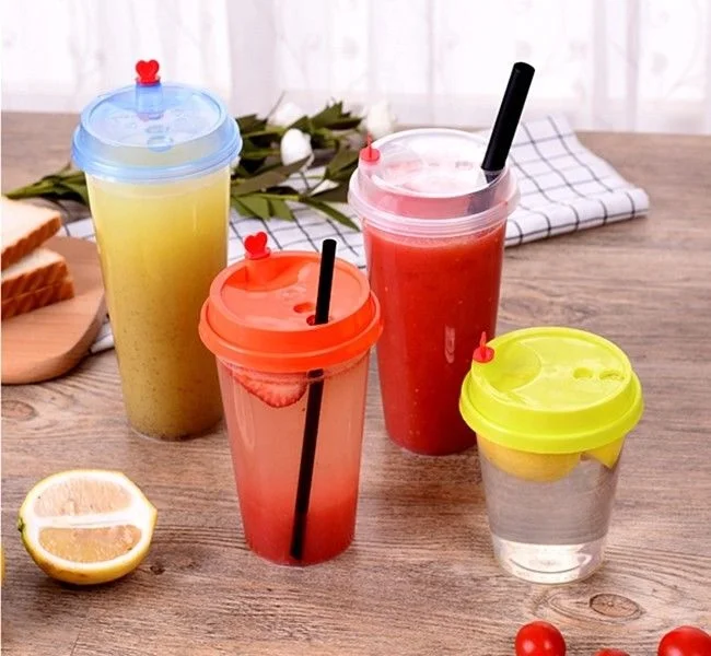 12oz 16oz 24oz Clear Disposable PP Bubble Tea Plastic Cup