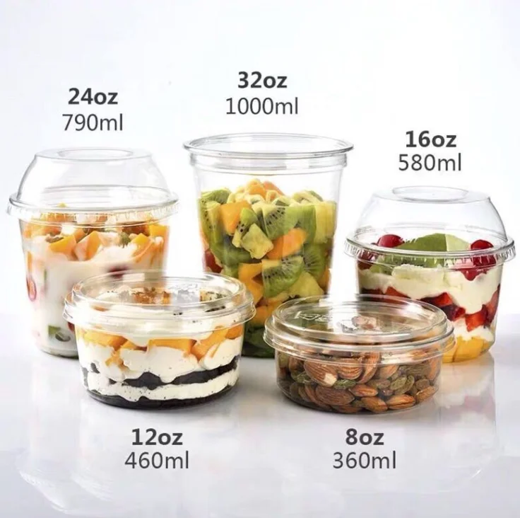 8 12 16 24 32 Oz Disposable Deli Container