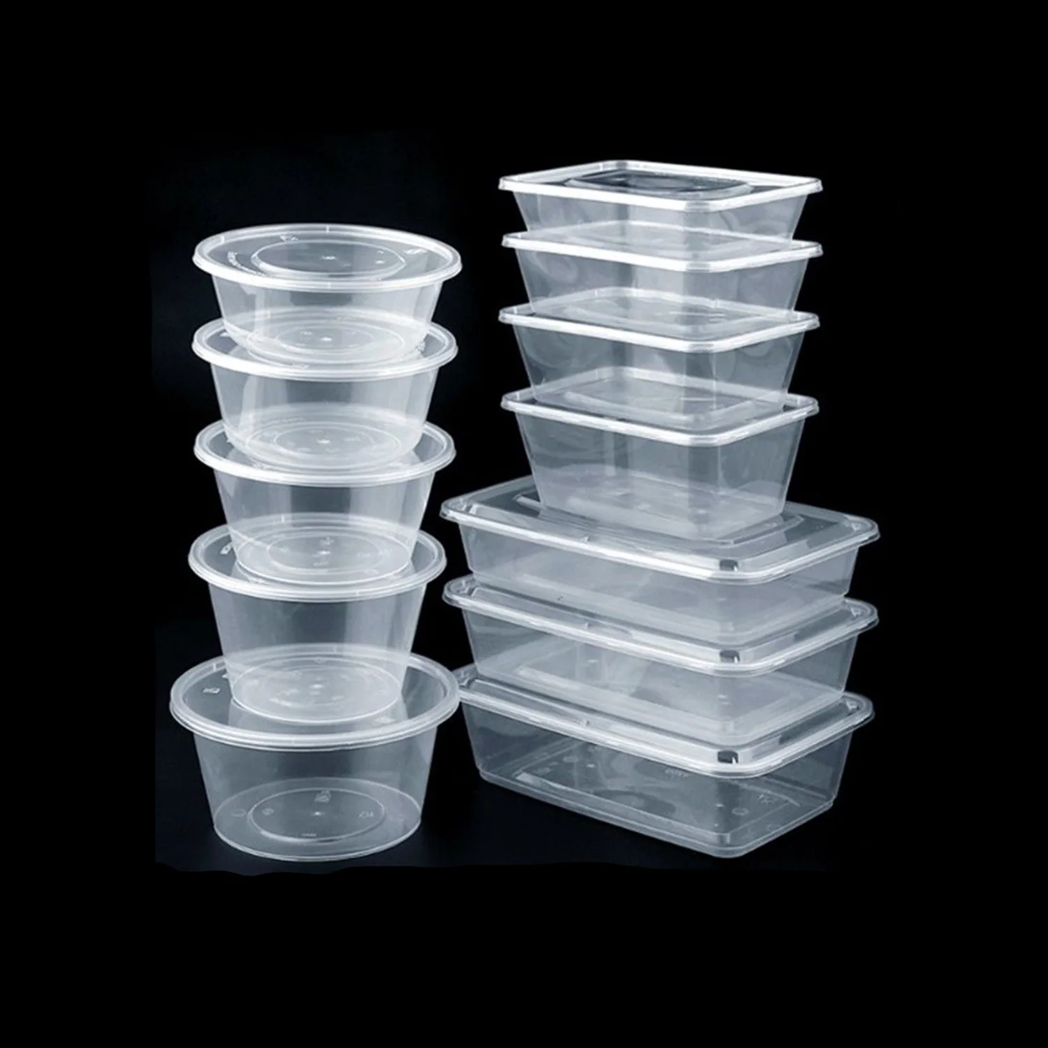 pp container 8oz 12 oz 16 oz 24 oz 32 OZ Deli food Packaging soup container cup with lid