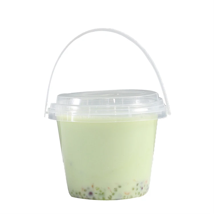 PP fruit bucket 500ml 700ml and 1000ml plastic cup