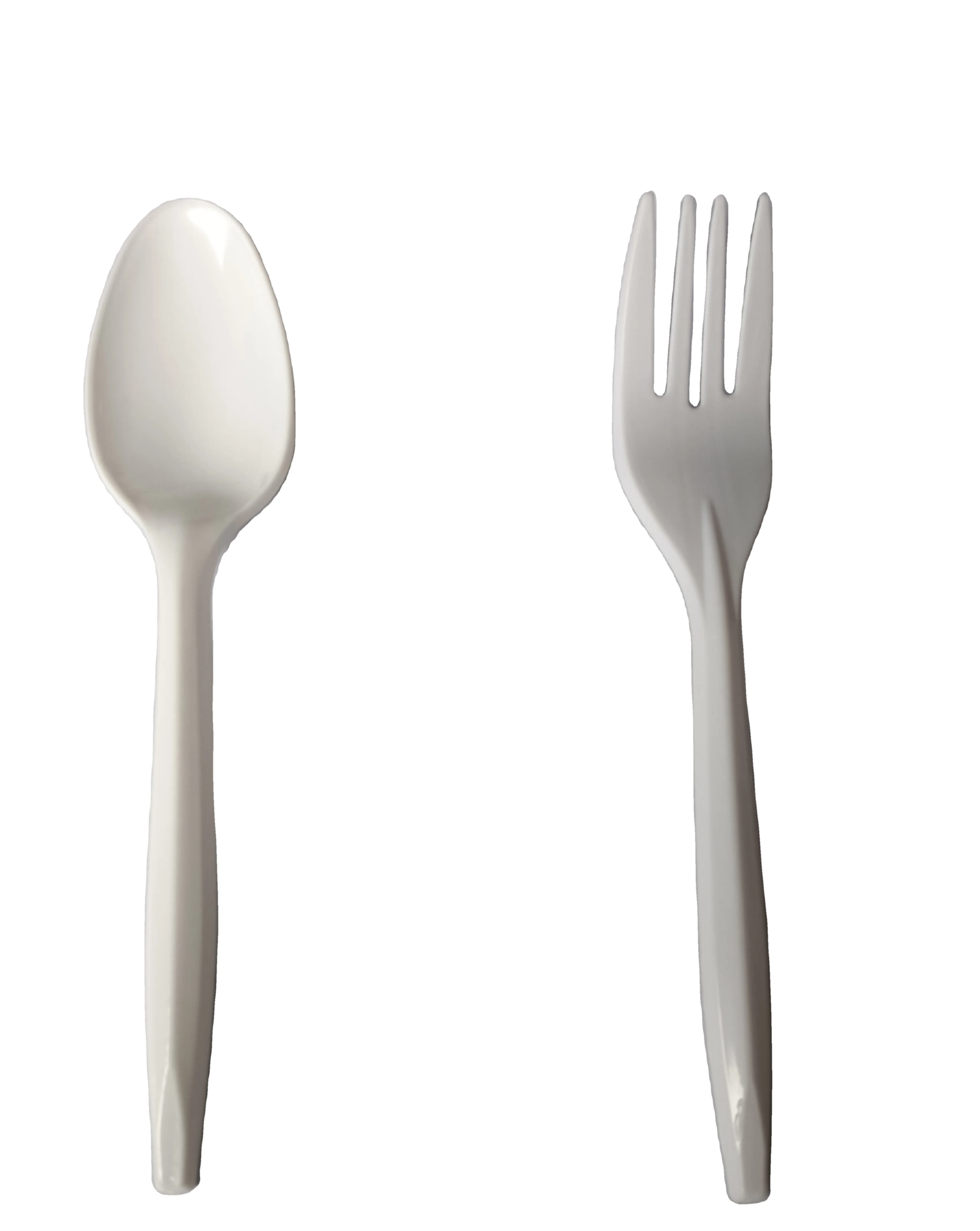 Fork Food Grade Individual Packing Fork Knife Spoon Utensil Cutlery Disposable Flatware Heavy Duty PP Plastic Forks