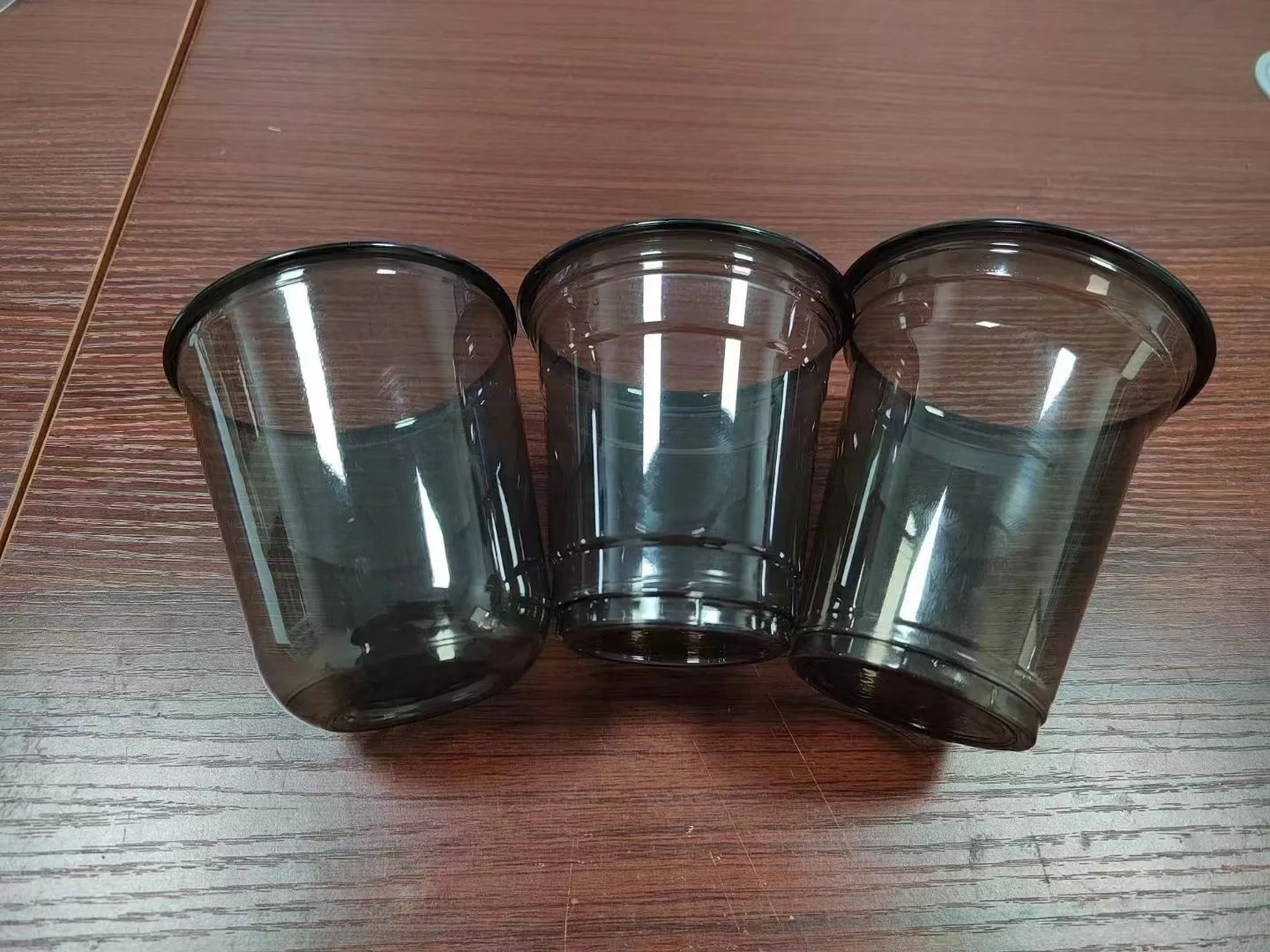 Black PET Plastic Cup