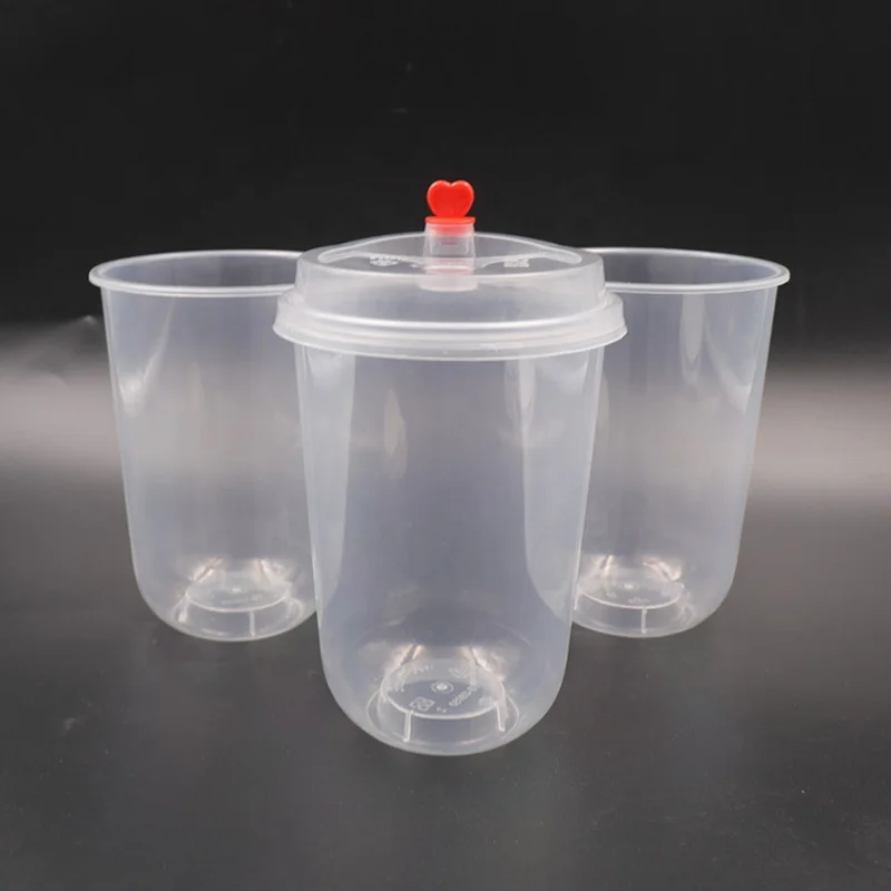 Disposable plastic U cup soft blister cup