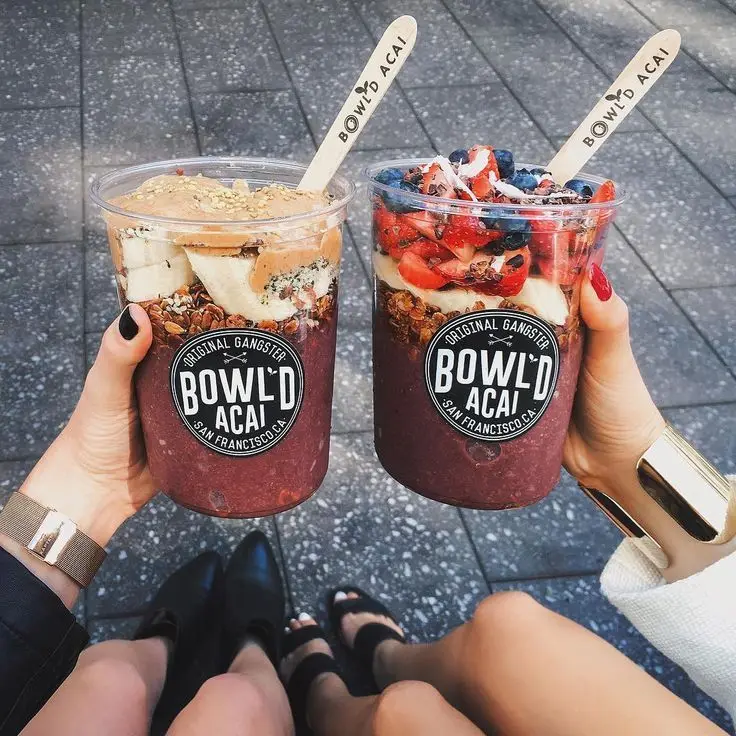 8oz 12oz 16oz 24oz 32oz PET Plastic Acai Bowl With Lid