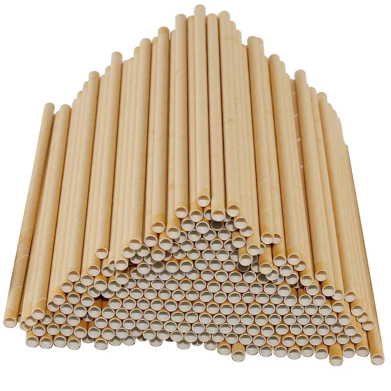 Disposable Biodegradable Bubble Tea Paper Straw Individually Wrapped Paper Boba Drinking Straws