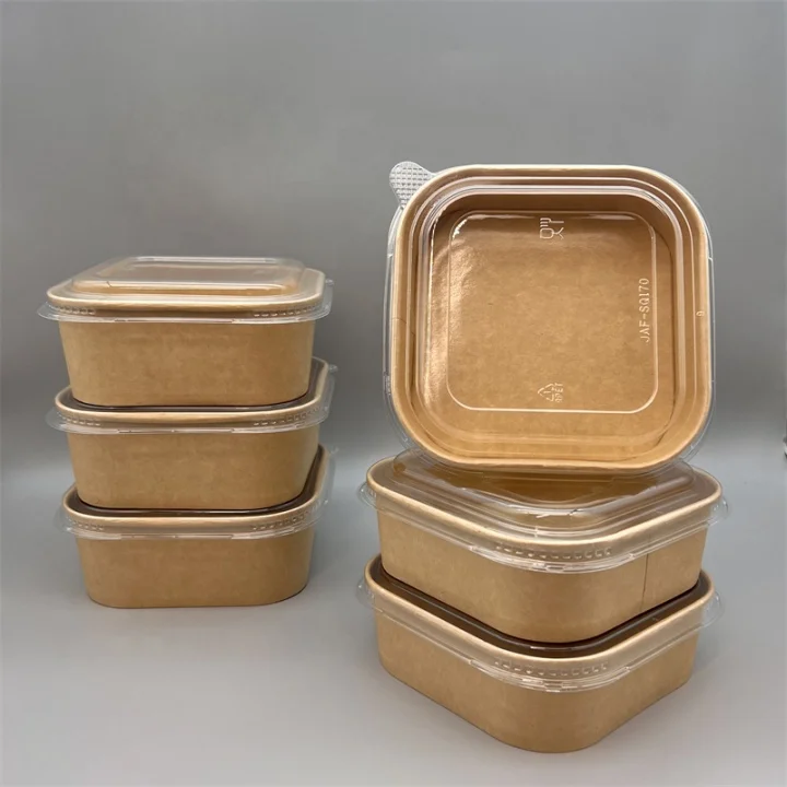 750ml 1000ml 1320ml Square Rectangular Salad Bowls