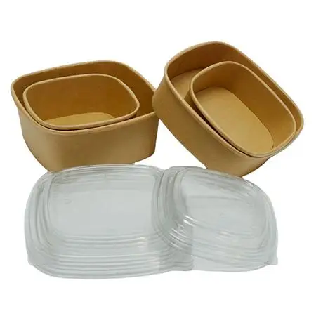 750ml 1000ml 1320ml Square Rectangular Salad Bowls