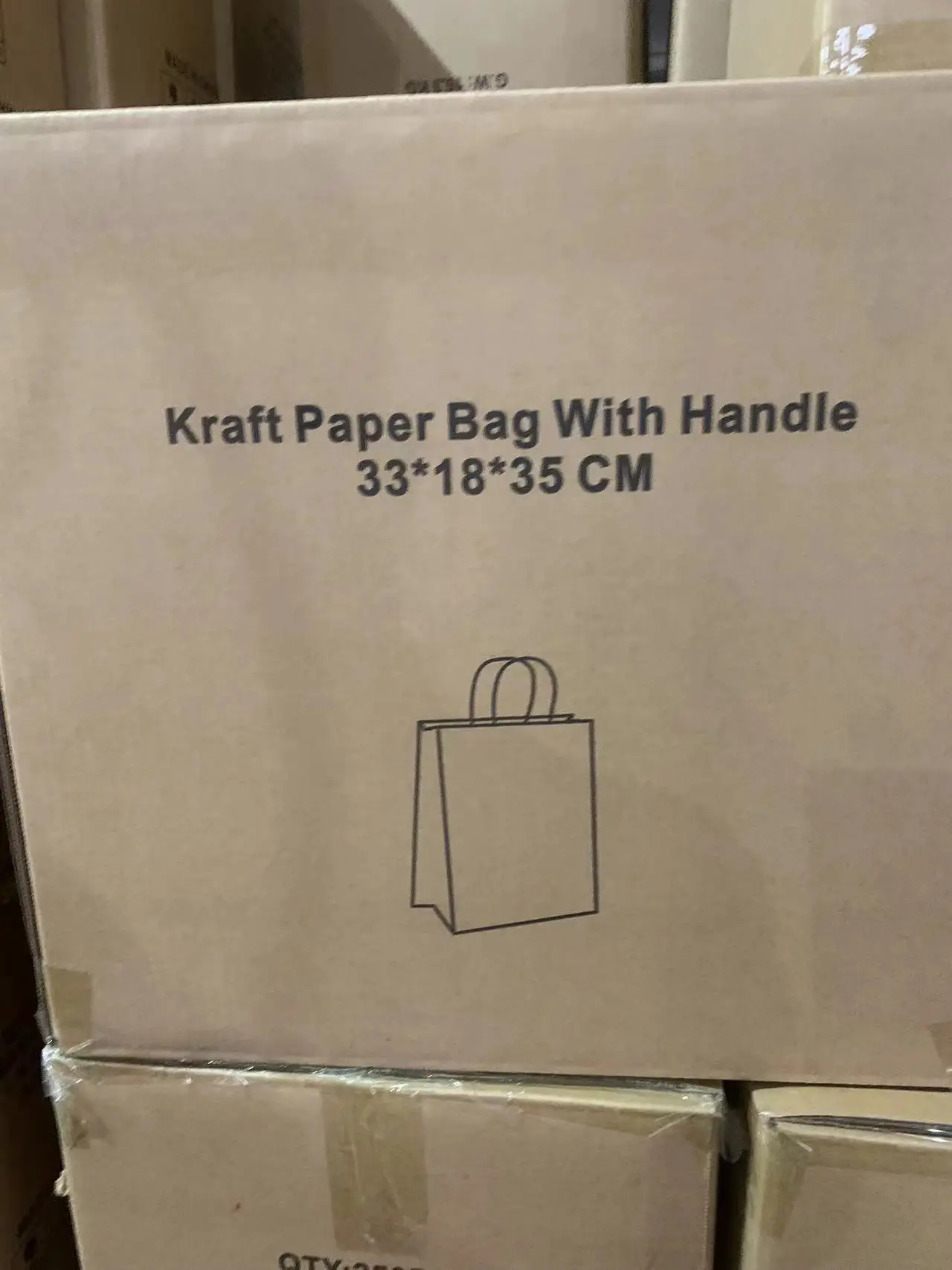 Recyclable Plain paper bag