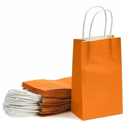 Wholesales Cheap Recycled Take Away Packaging Brown Paper bag