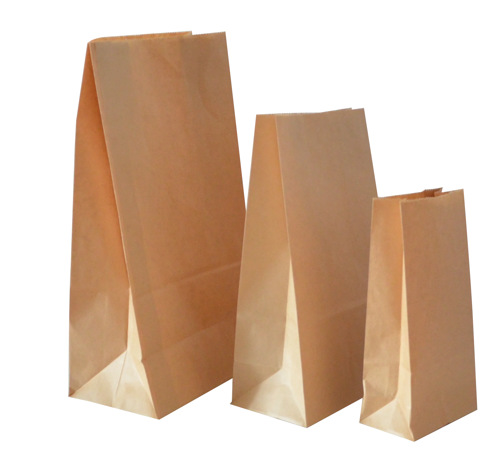 HeePack Kraft Paper Bags without Handle Customize Print Food Packaging Paper Bag