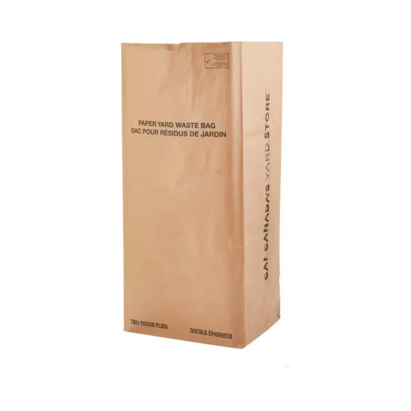 Kraft Paper Gardening Bag 2 ply lawn leaf yard waste Kraft Paper Bags