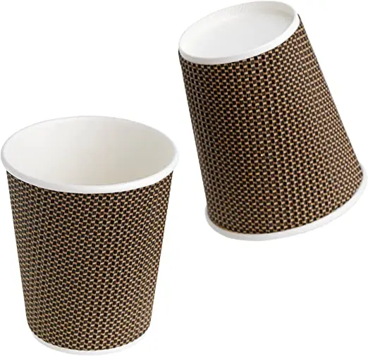 90 Top 8 oz and 10oz ripple wall corrugated paper cup