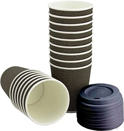 90 Top 8 oz and 10oz ripple wall corrugated paper cup