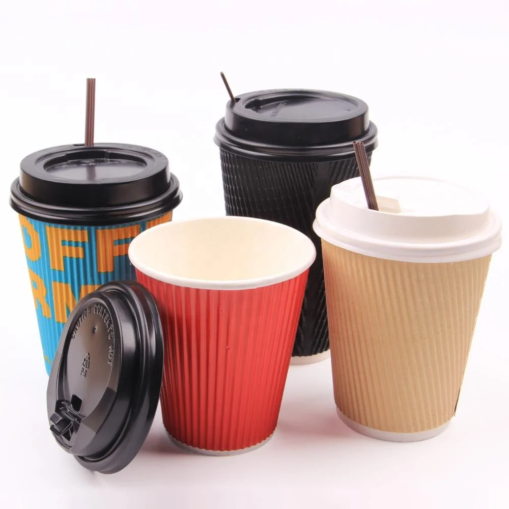 All Colored Disposable Bio Coffee Beverage Paper Cup