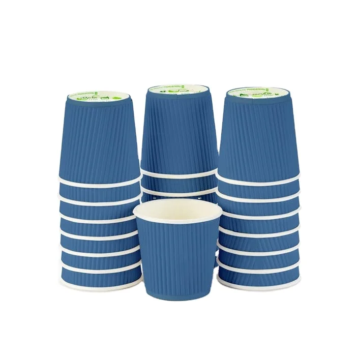 All Colored Disposable Bio Coffee Beverage Paper Cup