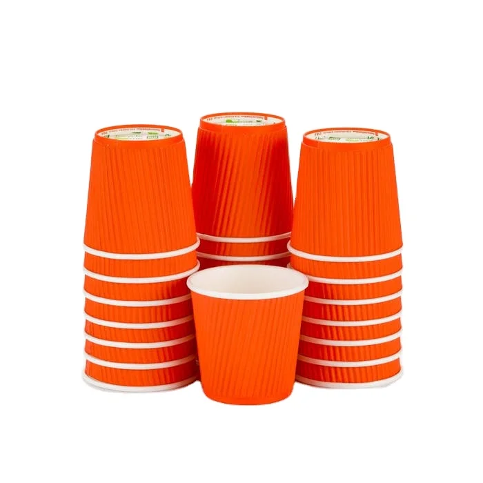 All Colored Disposable Bio Coffee Beverage Paper Cup