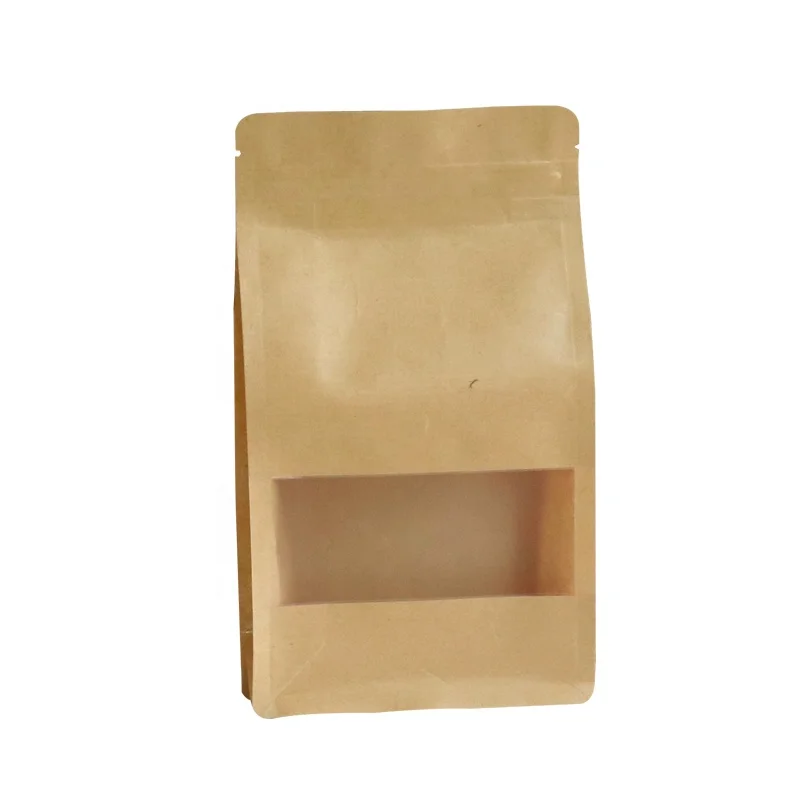 Paper aluminum foil 100g 250g 500g 1kg 12 oz flat bottom food grade coffee bags