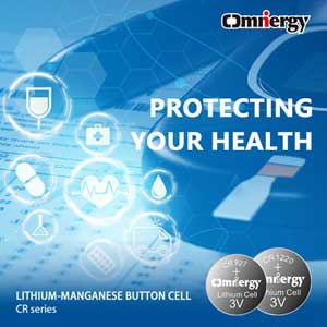 Lithium manganese button batteries are widely used in smart medical equipment.