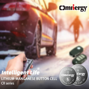 CR2032 lithium button batteries for car key fobs