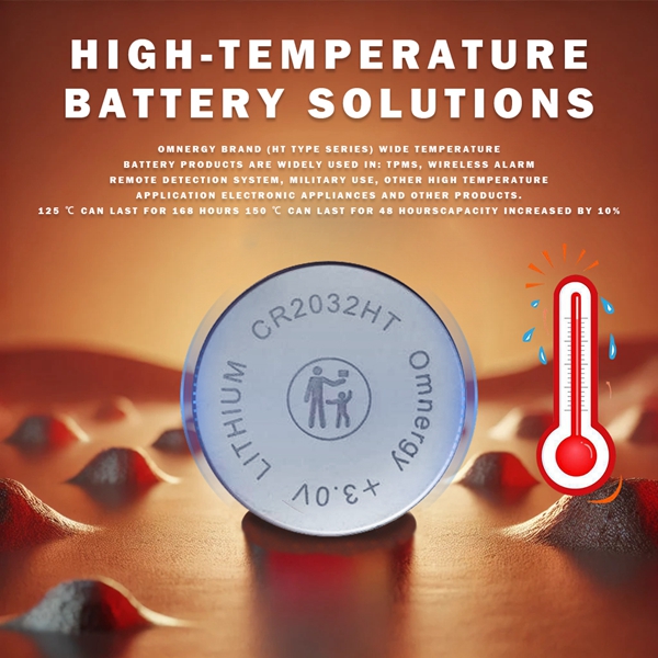Batteries Li-Mn haute température série HT : le cœur de puissance fiable pour les capteurs TPMS automobiles