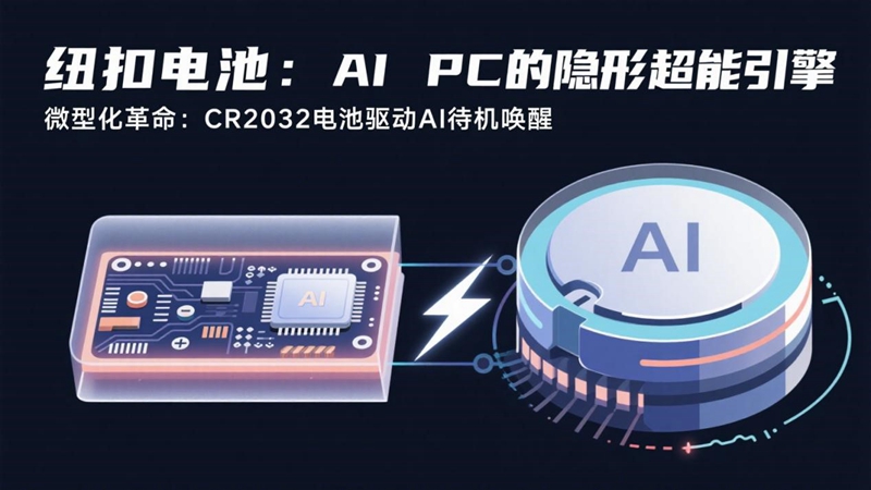button battery for ai pc devices