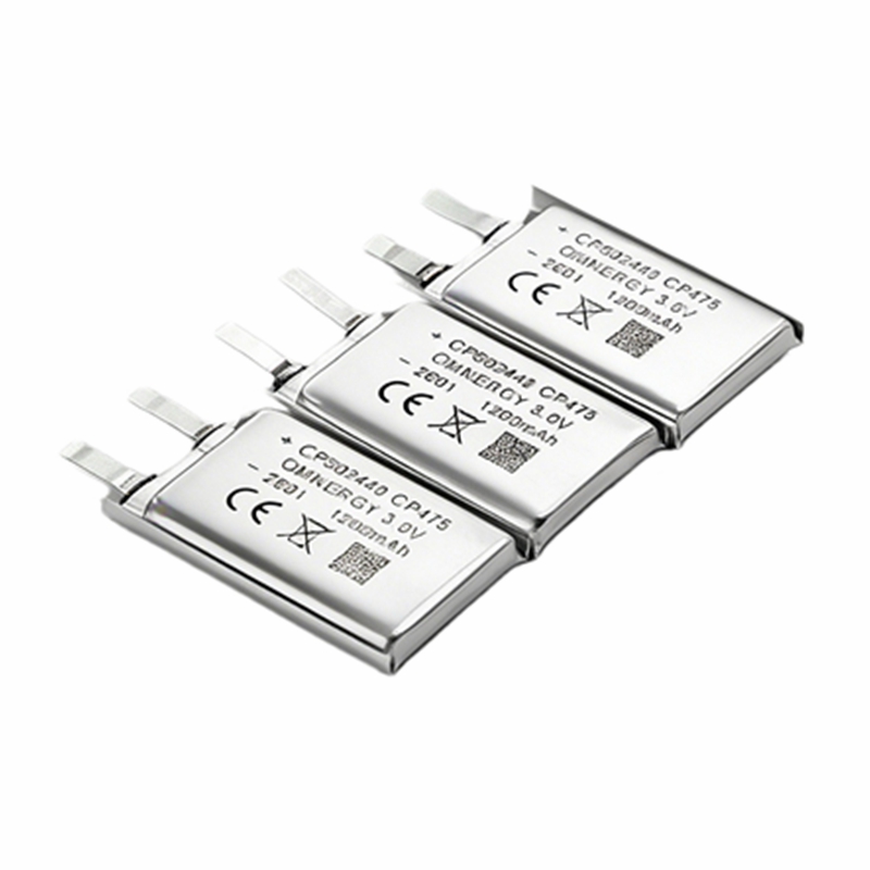 CP502440 3V 1200mAh Li-MnO₂ Pouch Cell High Capacity Primary Battery for Smart Meters