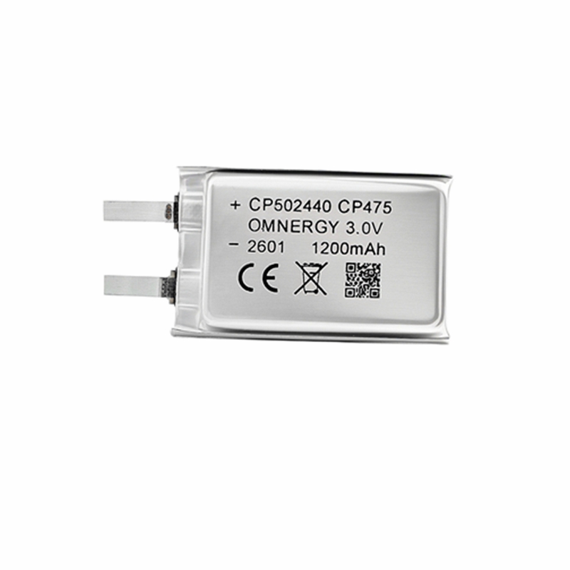CP502440 3V 1200mAh Li-MnO₂ Pouch Cell High Capacity Primary Battery for Smart Meters