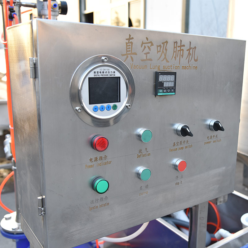 Vacuum lung suction machine