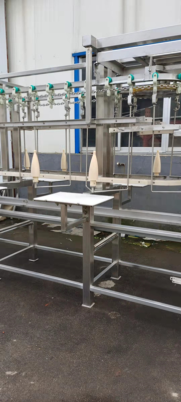 خط تقطيع الدجاج شبه الأوتوماتيكي