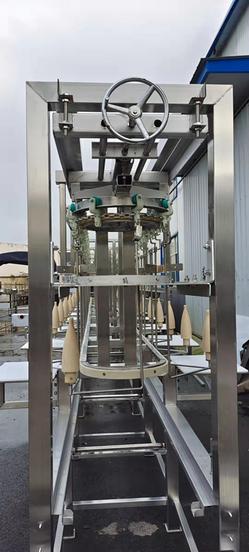 خط تقطيع الدجاج شبه الأوتوماتيكي