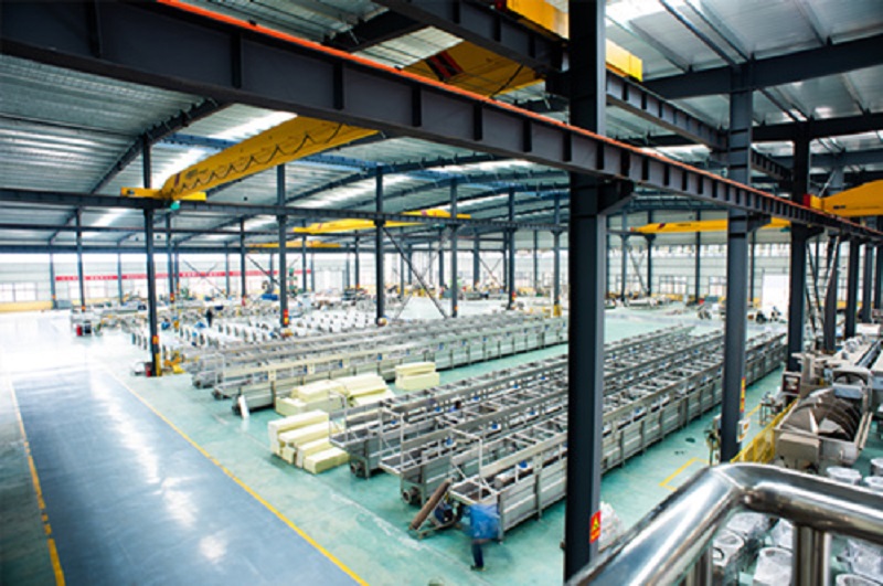Área de procesamiento y fabricación en fábrica