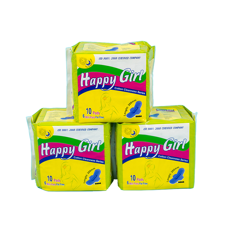 Panpansoft, Uni4star, Cotton Chip Feminine Hygiene Sanitary Napkins Winged Lady Pad Factory