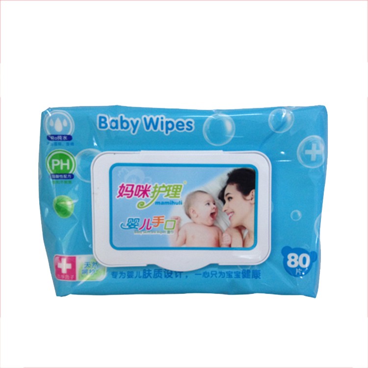 Panpansoft, Uni4star, 80pcs Non Alcohol Soft Wet Wipes For Baby's Face and Hand Cleaning Factory