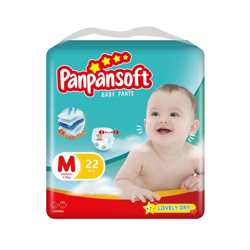 Panpansoft, Uni4star, Top Quality ISO Approved Soft Breathable Absorption Pull Up Pant Baby Diaper Factory