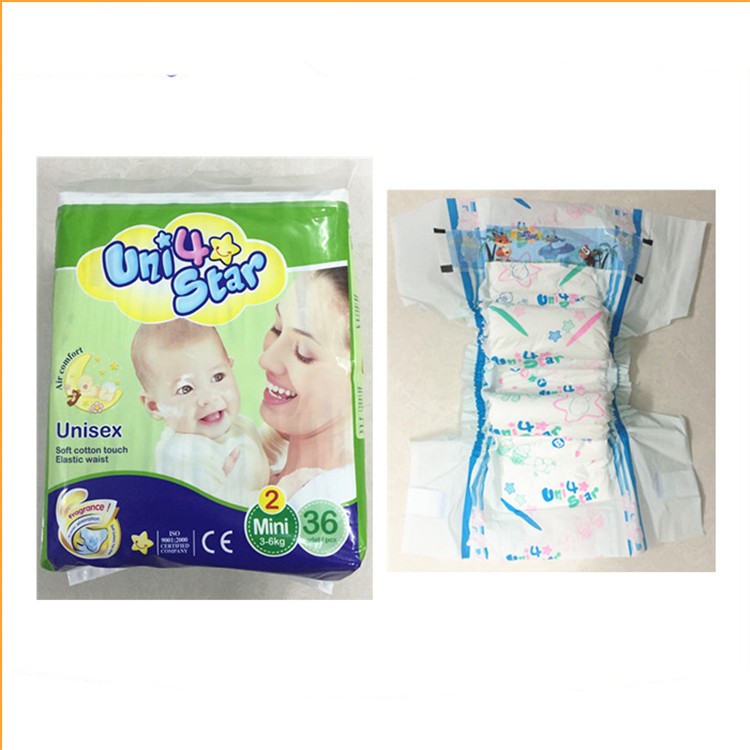 Panpansoft, Uni4star, Wholesale Pampas Private Label Baby Nappy Ultra-Thin A Grade Baby Cotton Diaper Factory