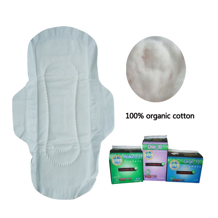 Băng vệ sinh phụ nữ cotton hữu cơ có độ thấm hút cao Băng vệ sinh phụ nữ khăn ăn