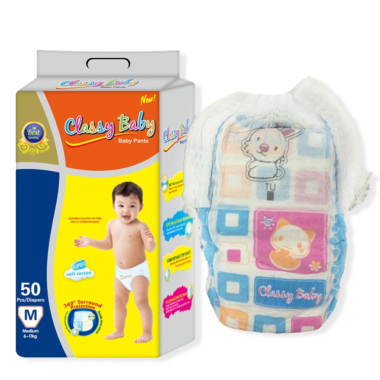 Panpansoft, Uni4star, Training Diaper Pants Cotton Surface Disposable Nappies Baby Diaper Pants Factory
