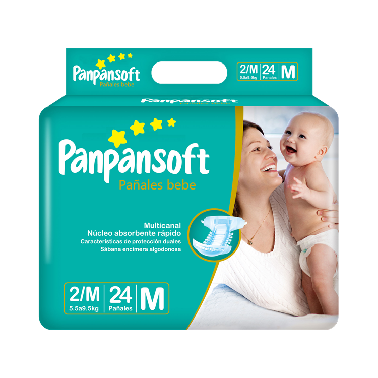 Panpansoft, Uni4star, Colored Disposable Panal De Bebe Baby Diapers High Quality Kid Nappy Factory