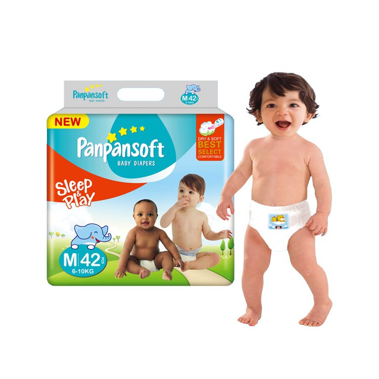 Panpansoft, Uni4star, Economic Sleepy Breathable High-quality Disposable Diapers For Baby Factory