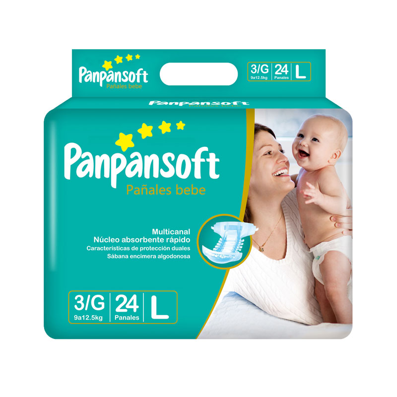 Panpansoft, Uni4star, Customized cotton magic tape disposable baby diapers manufacturer in Fujian Factory