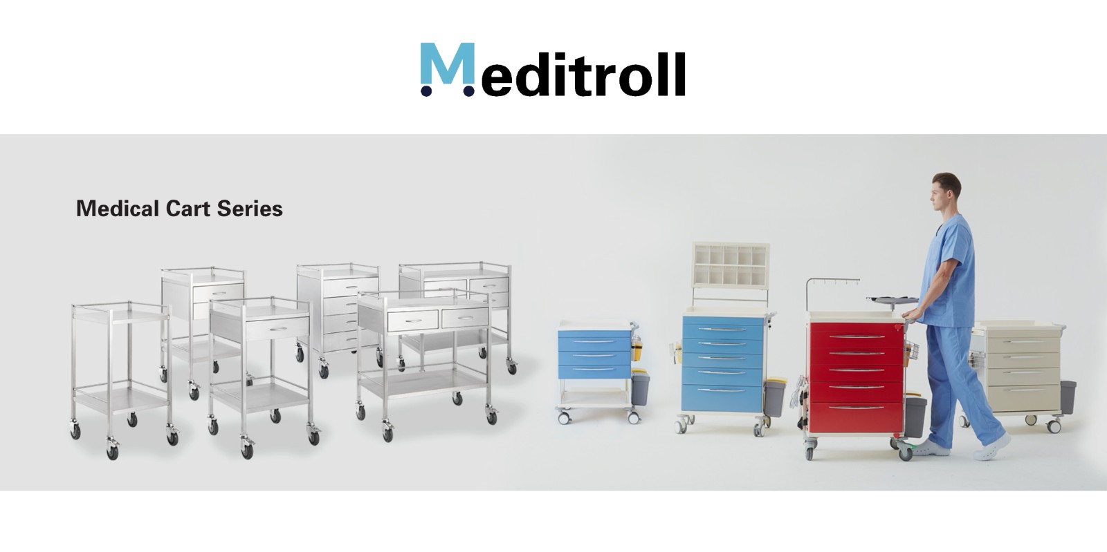 Medical moving trolley